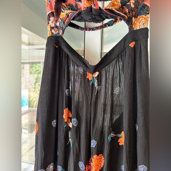 Free people Bali birds of paradise black jumpsuit - Picture 9 of 16